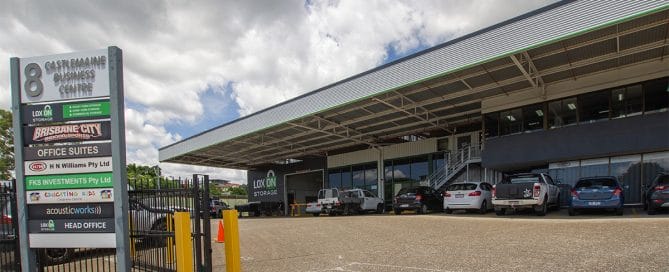 The front of our Loxon Storage Coorparoo facility