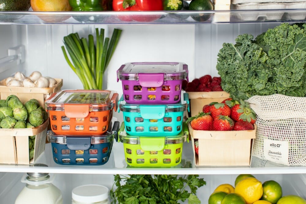 inside of fridge