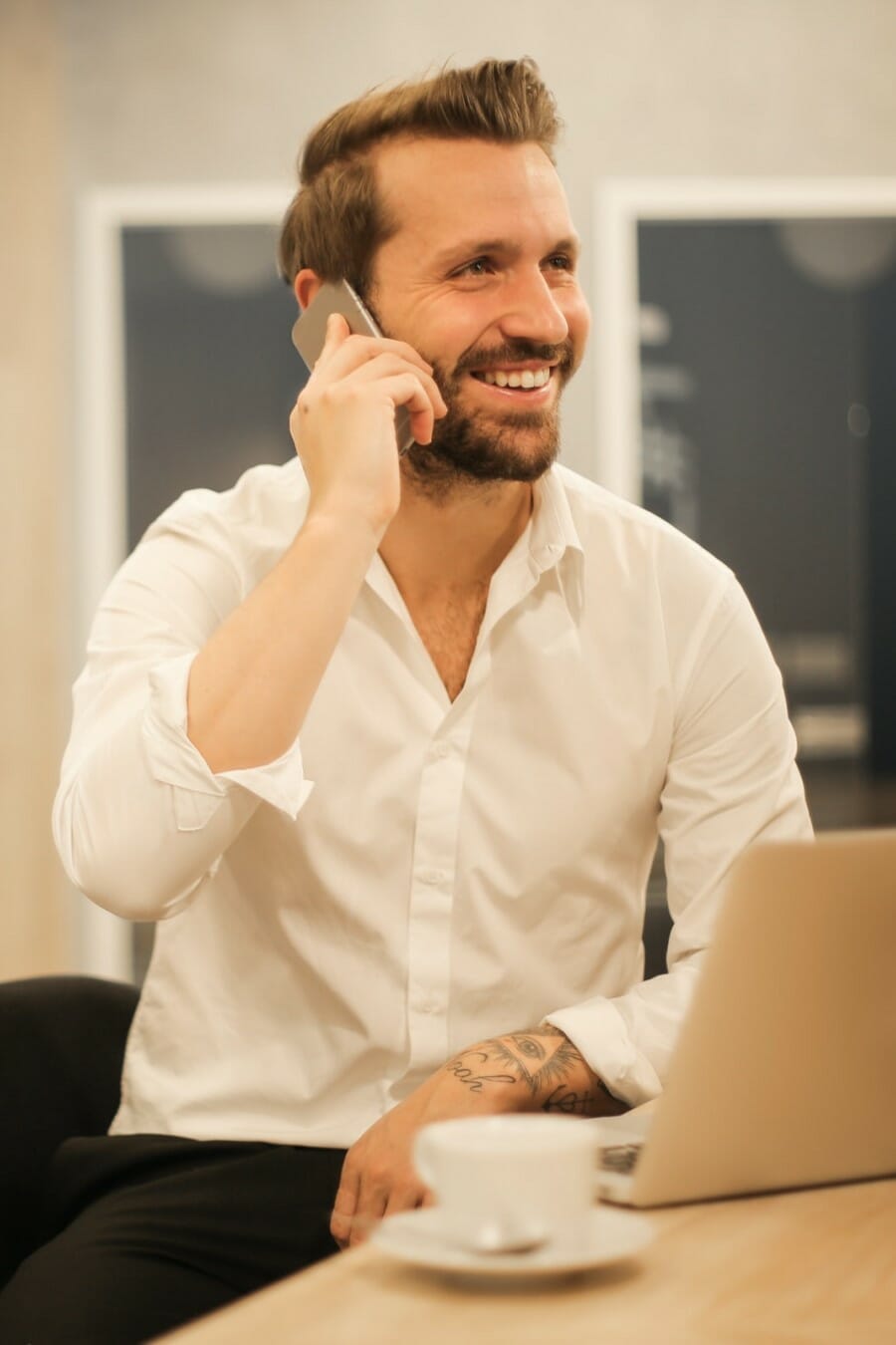 Business Storage 2 Man on phone